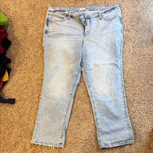 Maurices Light Wash Ankle Jeans